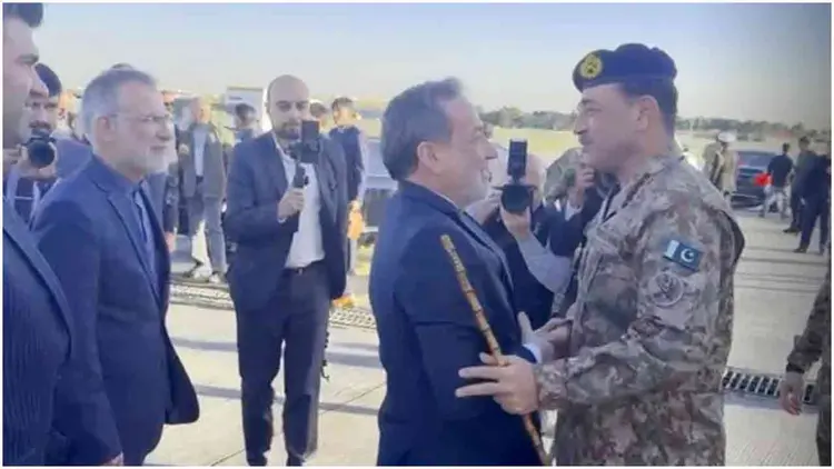 ইরানে পাকিস্তানের সেনাপ্রধান